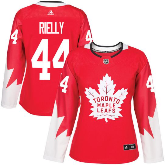 2017 NHL Toronto Maple Leafs women 44 Morgan Rielly red jersey
